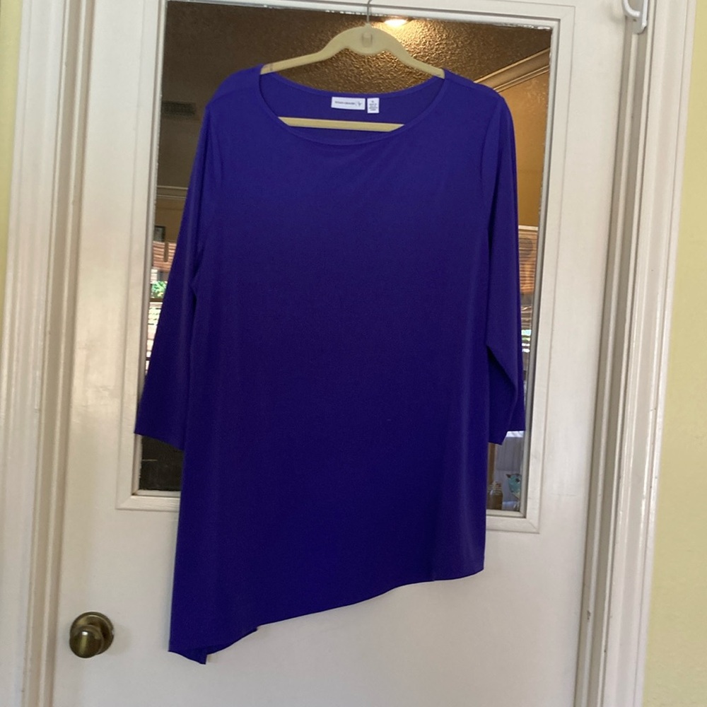 Susan Graver asymmetrical tunic top